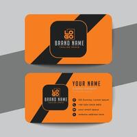 Abstract business card template vector