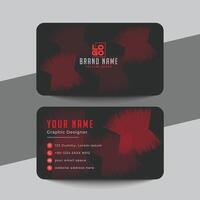 Clean style modern business card template vector