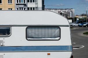 Camping trailer outdoor photo