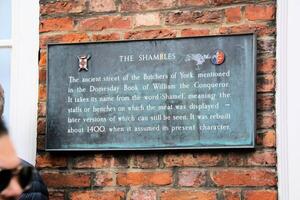 York in the UK on 30 March 2024. A viewof the streets of York photo