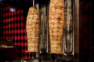 Turkish food Doner Kebab. photo