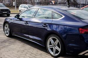 Minsk, Belarus, April 16, 2024 - Luxury Audi A5 photo