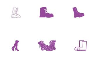 Boots Vectors Icon Set