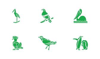 Birds Vectors Icon Set