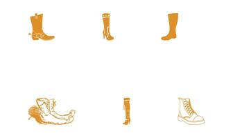 Boots Vectors Icon Set