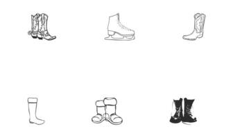 Boots Vectors Icon Set