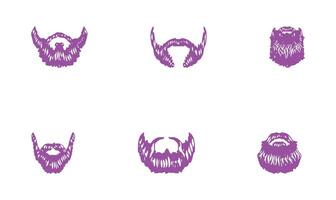 Beard Vectors Icon Set