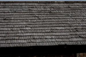 Old wooden roof texture photo