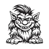 trolls diseño imágenes ilustración de un trolls en blanco antecedentes vector