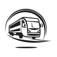autobús transporte logo diseño arte, iconos, y gráficos vector