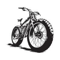 Mountain Bike Design Images. Bicycle isolated on white vector