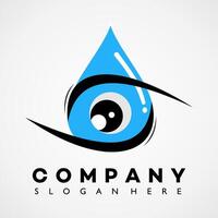 agua logo icono vector