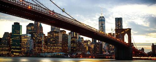 horizonte de la ciudad de nueva york foto