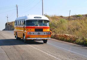 Typical bus of Malta photo