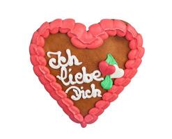 Lebkuchenherzen gingerbread Heart cookie photo