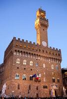 Old Palace at evening, Florence photo