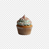 Cupcake trasparente sfondo psd