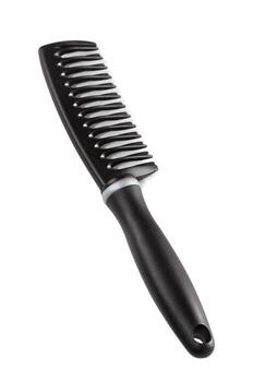 cepillo para el pelo aislado en blanco foto