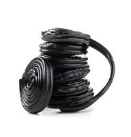 Stack of liquorice reels photo