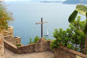 Wooden crucifix in the Aragonese Castle photo