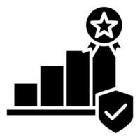 Success Emblem icon line illustration vector