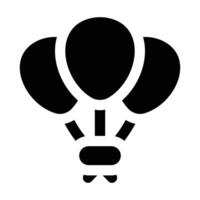 Simple Balloons solid icon. The icon can be used for websites, print templates, presentation templates, illustrations, etc vector