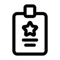 Simple VIP Pass icon. The icon can be used for websites, print templates, presentation templates, illustrations, etc vector