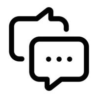 Simple Talk Show icon. The icon can be used for websites, print templates, presentation templates, illustrations, etc vector