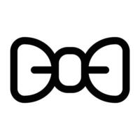 Simple Bowtie icon. The icon can be used for websites, print templates, presentation templates, illustrations, etc vector