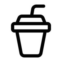 sencillo suave bebida icono. el icono lata ser usado para sitios web, impresión plantillas, presentación plantillas, ilustraciones, etc vector