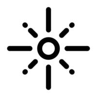 Simple Fireworks icon. The icon can be used for websites, print templates, presentation templates, illustrations, etc vector