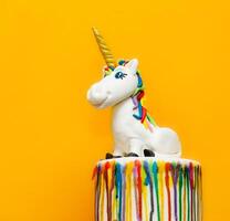 Unicorn cake topper photo