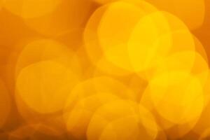 Abstract Orange Bokeh with blurred background. photo