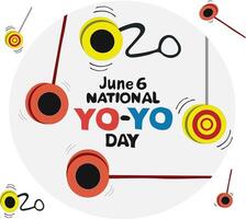 National Yoyo Day vector