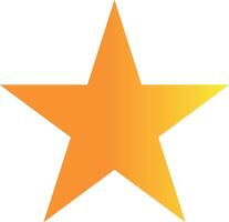 Beautiful star with gradient vector