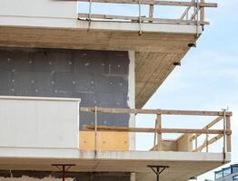 External therm insulation for the facade of building. photo