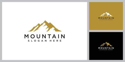 mountain logo design template vector