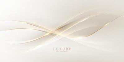 golden abstract background with luxury illustration vector