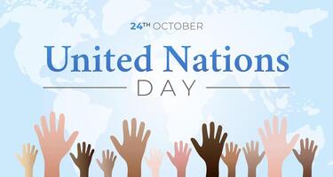 United Nations Day Background Illustration vector