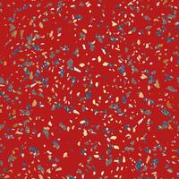 Red Terrazzo Stone Texture Seamless Pattern Design vector