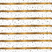 Stone Texture Seamless Pattern Design with Gold Stripes vector