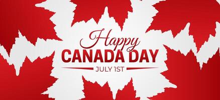 Happy Canada Day Illustration Background Banner vector