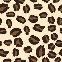 Leopard Print Repeat Pattern Design vector