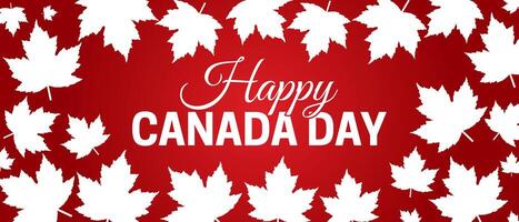 Happy Canada Day Illustration Background Banner vector