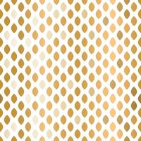 Gold Seamless Pattern Design on White Background vector