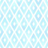 Turquoise Seamless Pattern with Geometric Rhombus Shapes and White Background vector