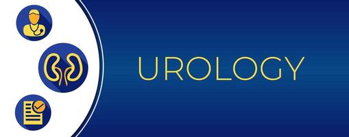 urología bandera ilustración antecedentes diseño vector