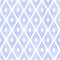 Pastel Blue Seamless Pattern with Geometric Rhombus Shapes vector