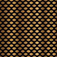 Elegant Gold Geometric Seamless Pattern Design on Black Background vector