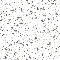 White and Brown Terrazzo Stone Texture Seamless Pattern Design vector